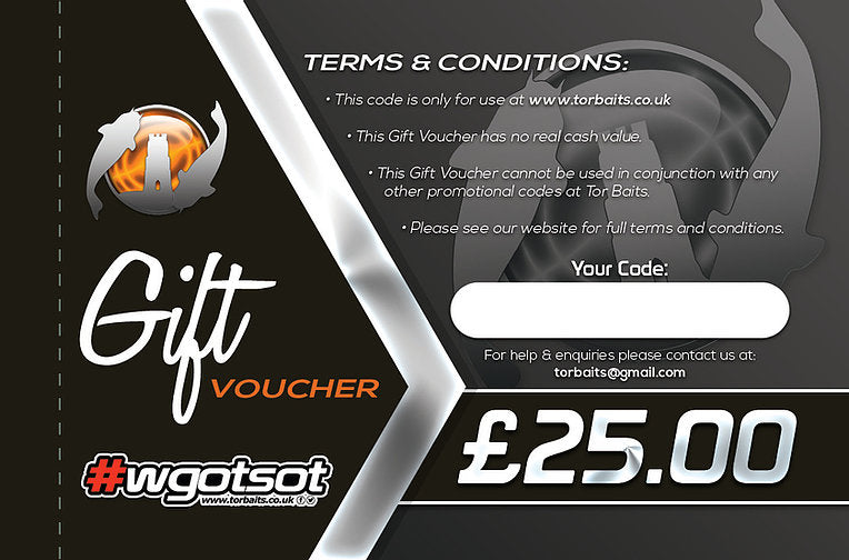 Tor Baits Gift Voucher TorBaits