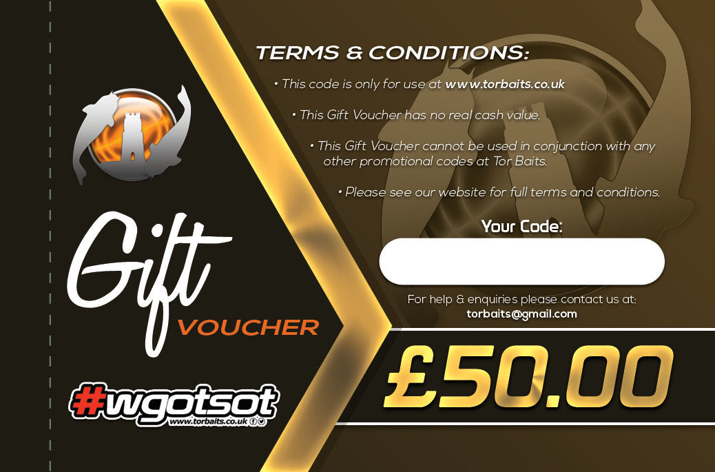 Tor Baits Gift Voucher TorBaits
