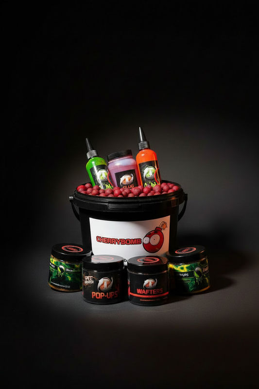 Cherry Bomb Bundle — Red Boilies, Brighter Lighting