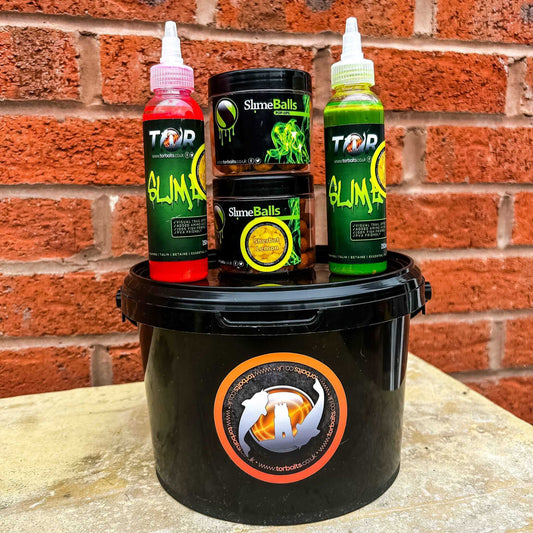 carp fishing bait bundle, with 2 slime bait smokes and slimeball hookbaits